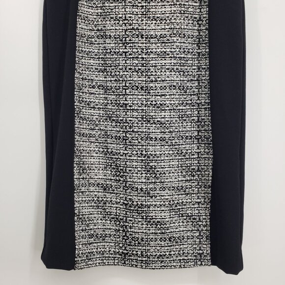 White House Black Market Monochrome Midi Dress - Picture 4 of 8